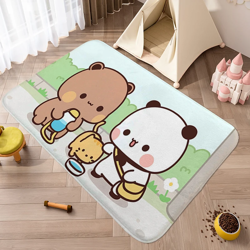 Custom Bath Mat A-Bubu And Dudus Anime Carpet for Bedroom Washable Non-slip Kitchen Rug Aesthetic Floor Mats Sleeping Room Rugs