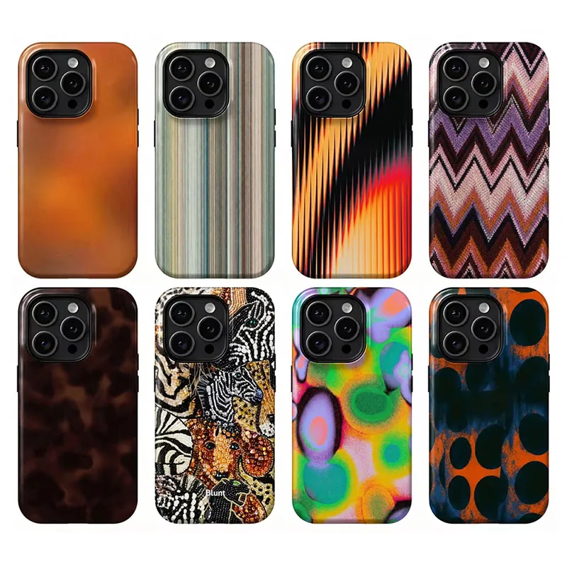 Luxury Retro Pattern Phone Case For iPhone 17 Air 16e 16 Pro Max 15 14 Plus 13 12 11 Double-layer Shockproof Silicone Back Cover
