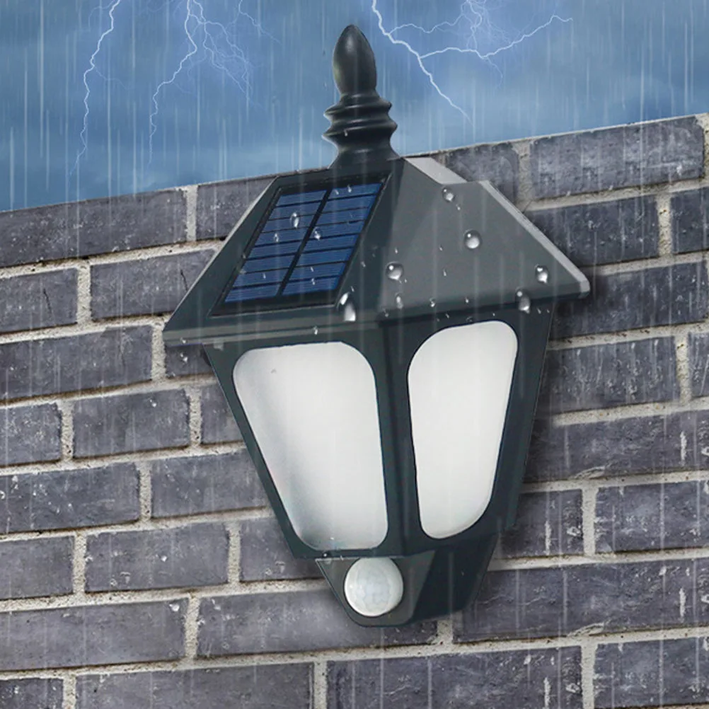 

Solar Wall Lamp Intelligent Sensing LED Outdoor Light Garden Spot Motion Sensor Sunlight IP65 Waterproof Durable ABS Material