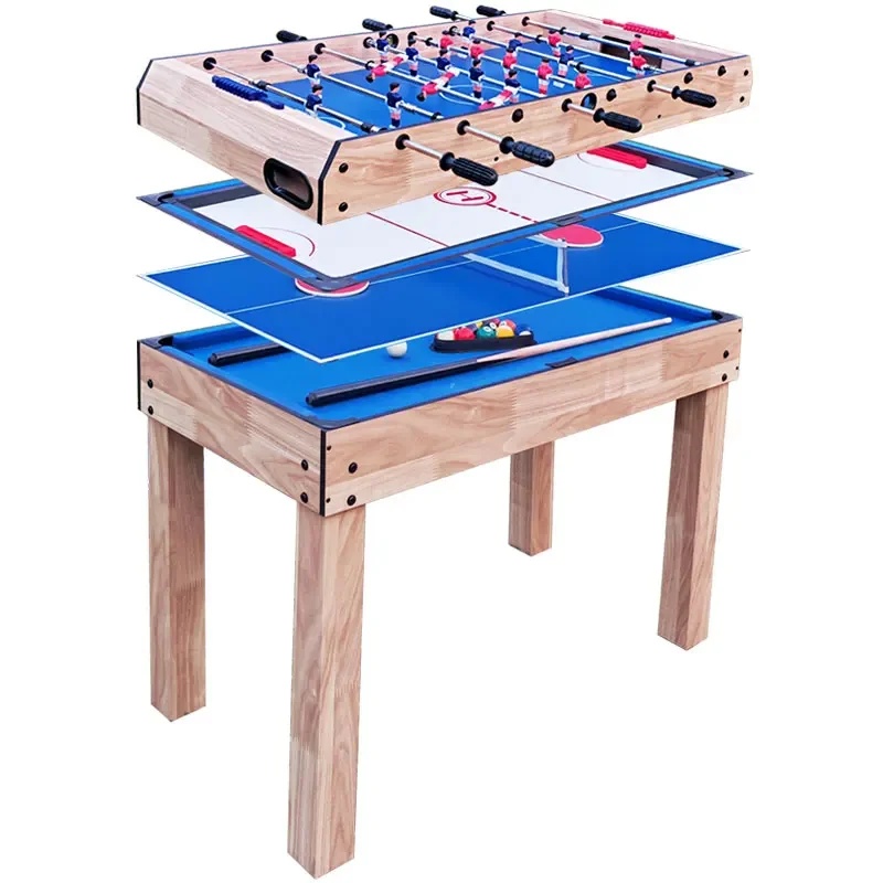 

Football 8 Pole Children's Billiards Table Ice Hockey Table Tennis Table Indoor Household Small Multifunctional 4-in-1