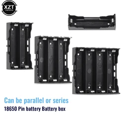 1 Pcs 1/2/3/4 Section Battery Case Holder Storage Box For 18650 Rechargeable Battery 3.7V DIY