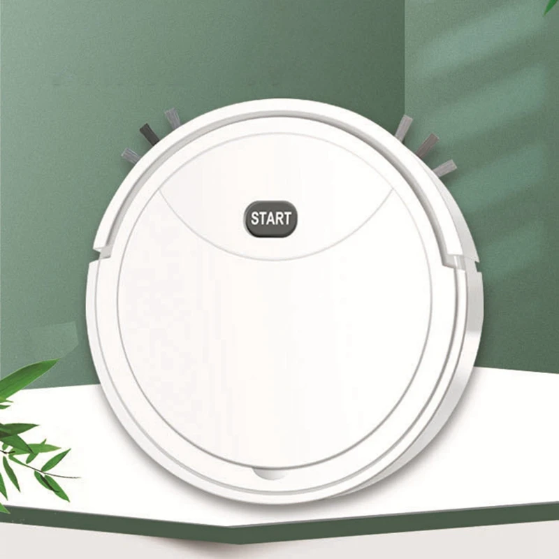 TAIGH-3-In-1 Wet And Dry Robot Vacuum Cleaner Mopping Dust Vacuuming Rechargeable Electric Sweeper Smart Floor Cleaner