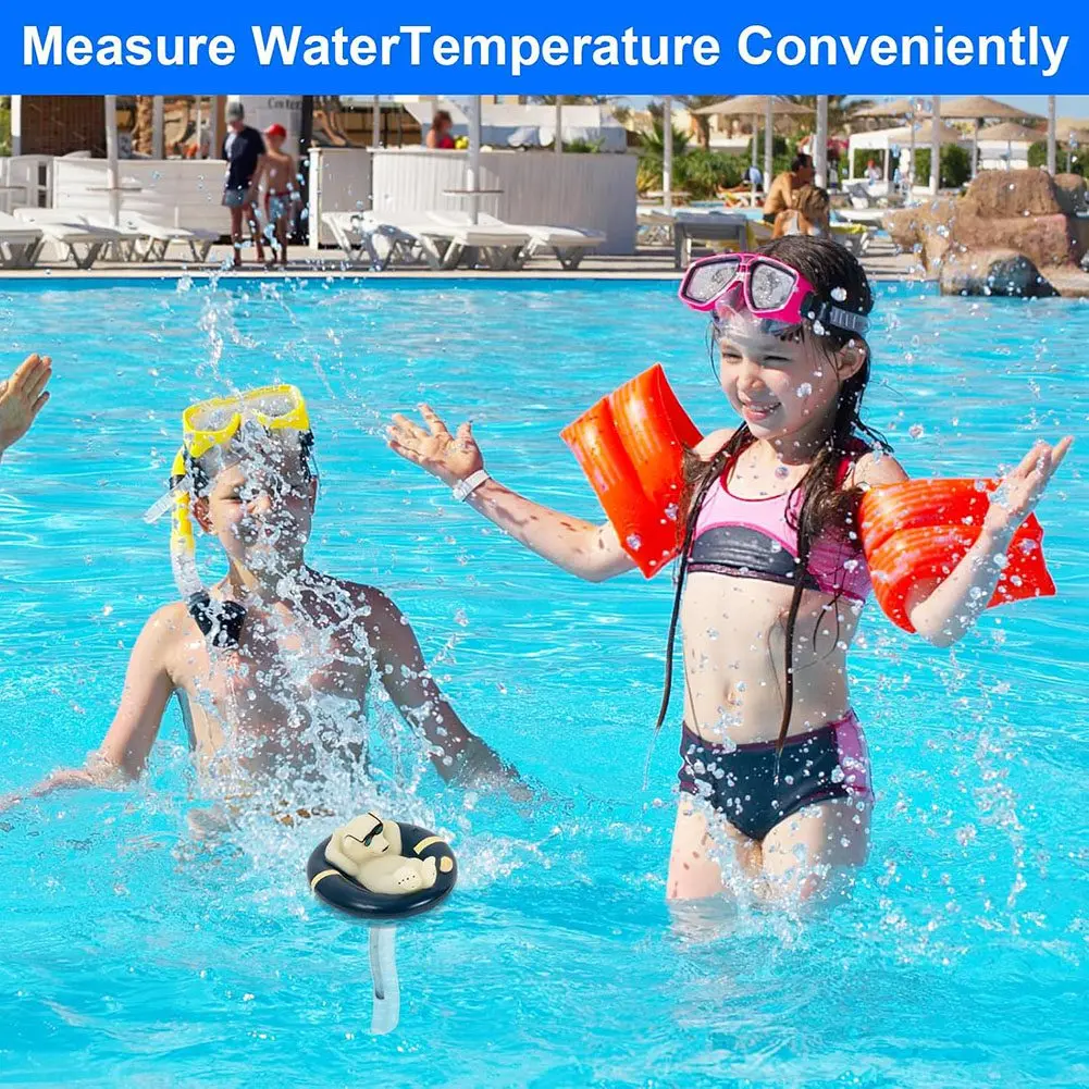 2026 New Tool Pool Thermometer Floating Easy Read, Leisurely Water Thermometer for Ice Bath with String