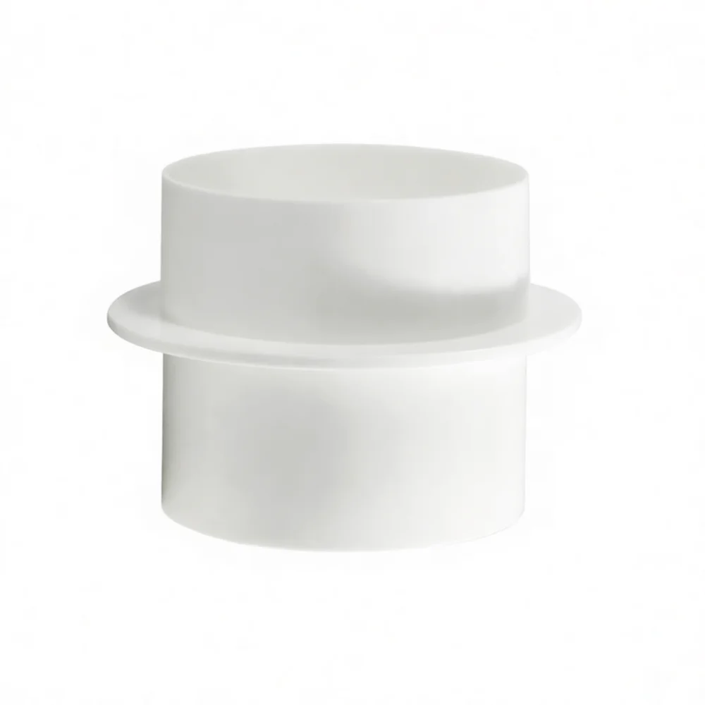 Round Duct Check Valve One Way Damper For Kitchen Range Hood Smoke Tube Prevent Odor Backflow ABS Ventilation Fitting