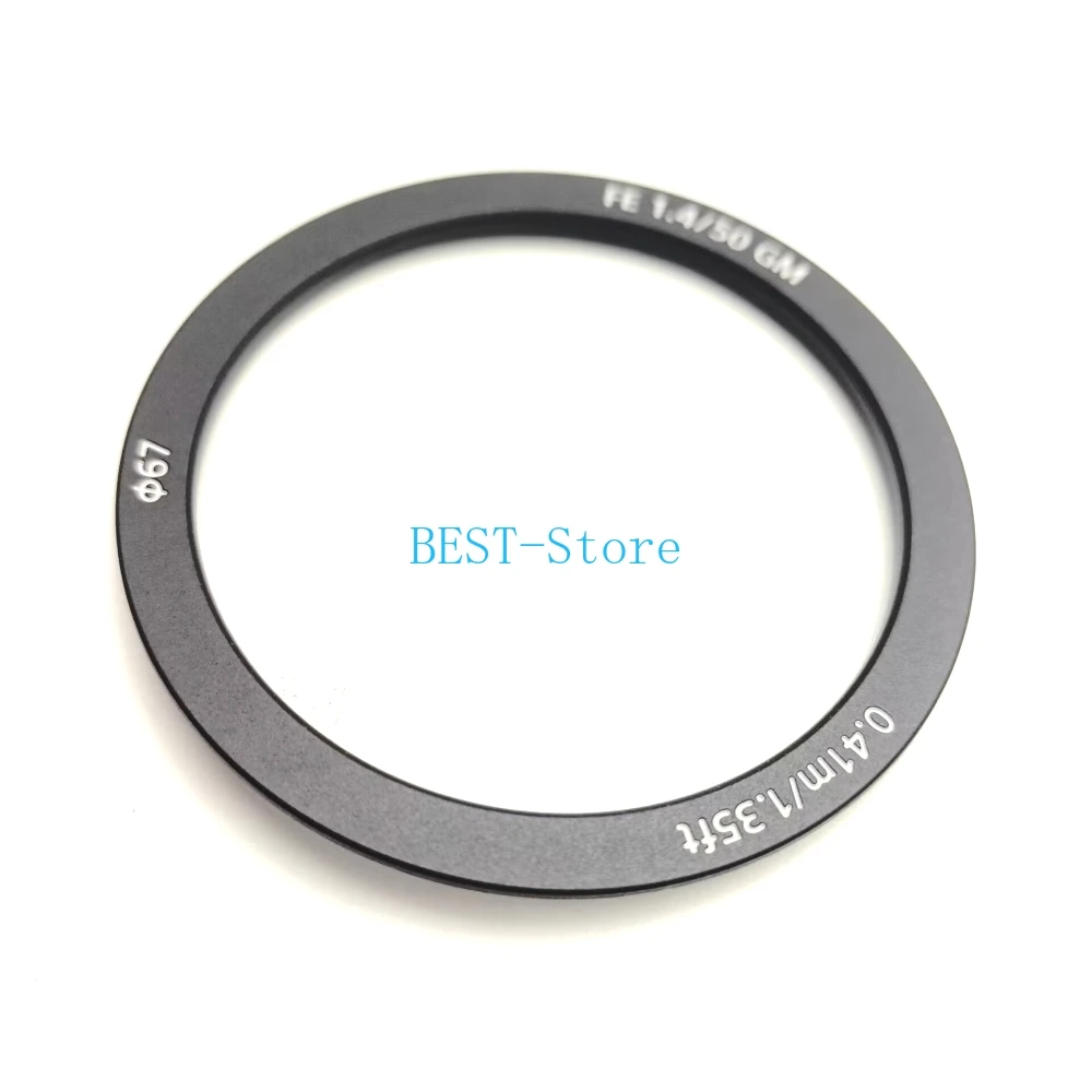 New 50 mm Camera Lens Front pressure parameter circle Ring Nameplate Label Logo Decorative for Sony 50mm FE 1.4 GM Accessories