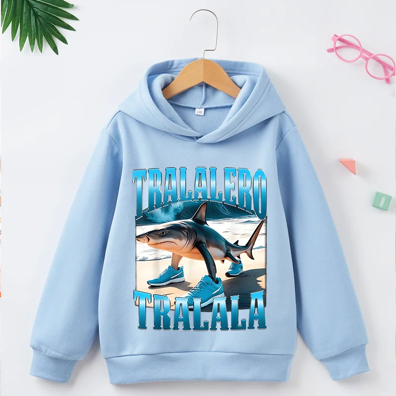 Italian Brainrot Sweatshirt Hooded Boys Casual Spring Autumn Clothes Tung Tungtung Sahur Cartoon Girl Thin Fleece Hoodies Gift