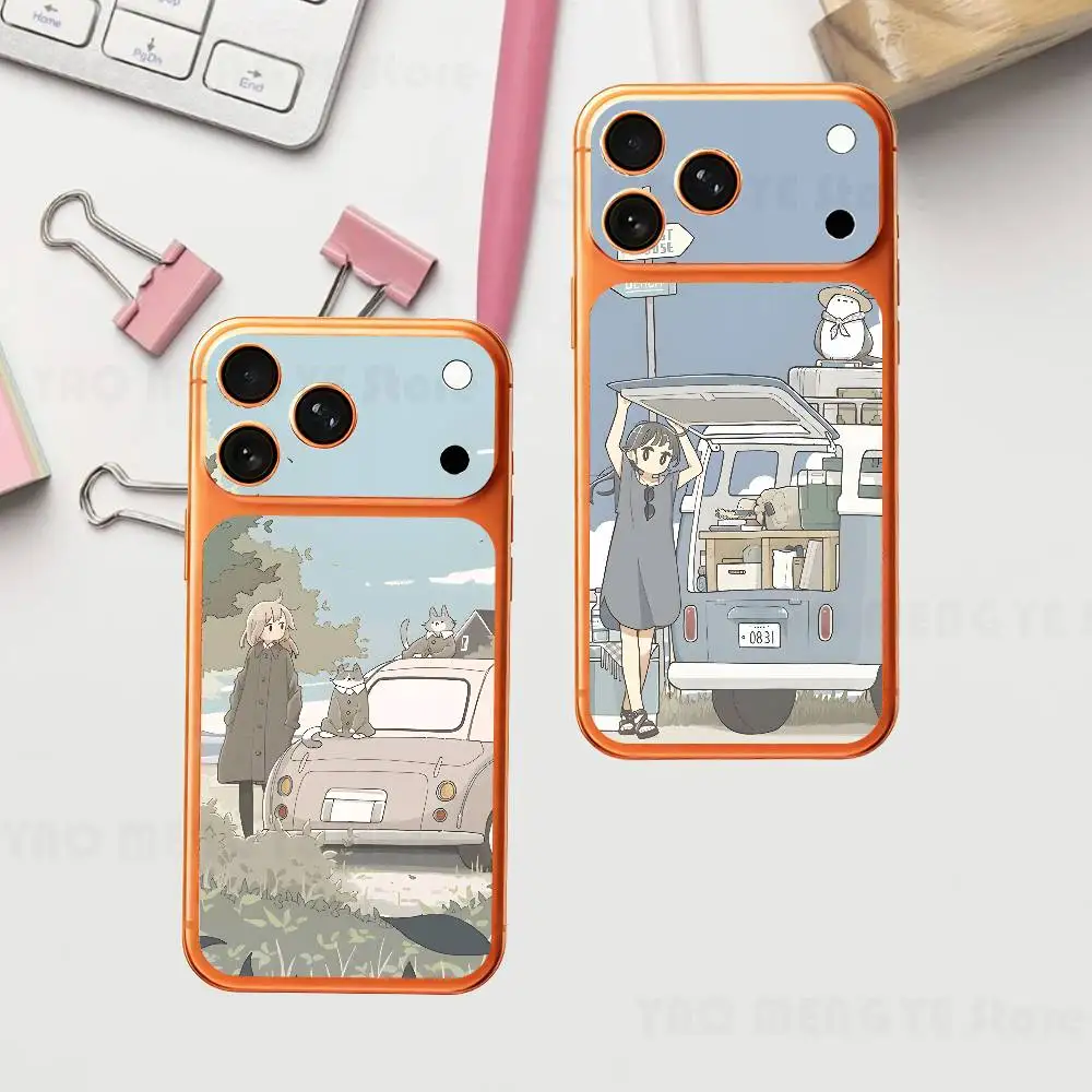 

Warm Daily Life Plain Decal Skin For IPhone17 Pro ProMax Back Film Cover Wrap Anti-scratch Durable Sticker