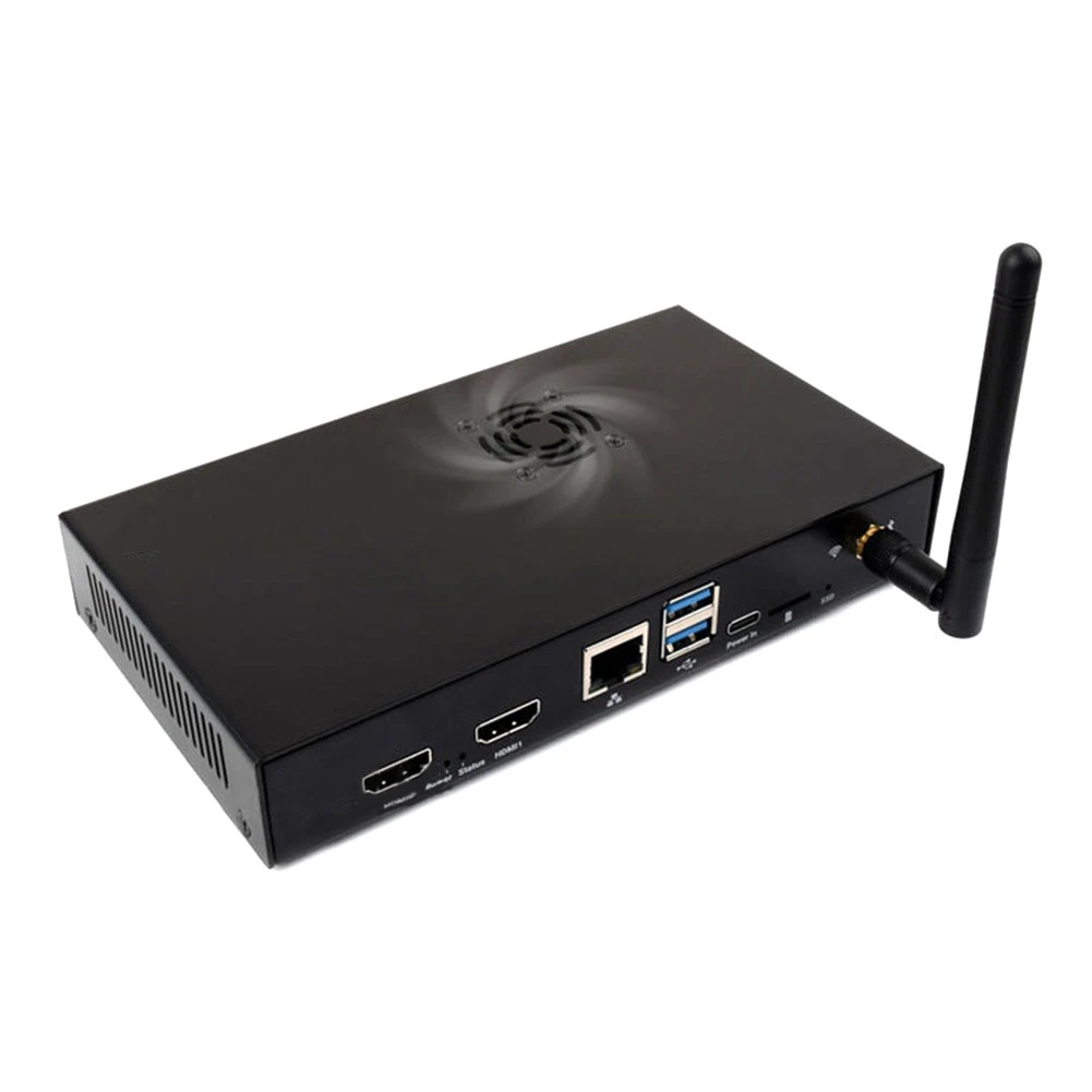 TYMQ For Raspberry Pi Compute Module 5 Case - CM5 Enclosure with Cooling Fan, for CM5 IO Board