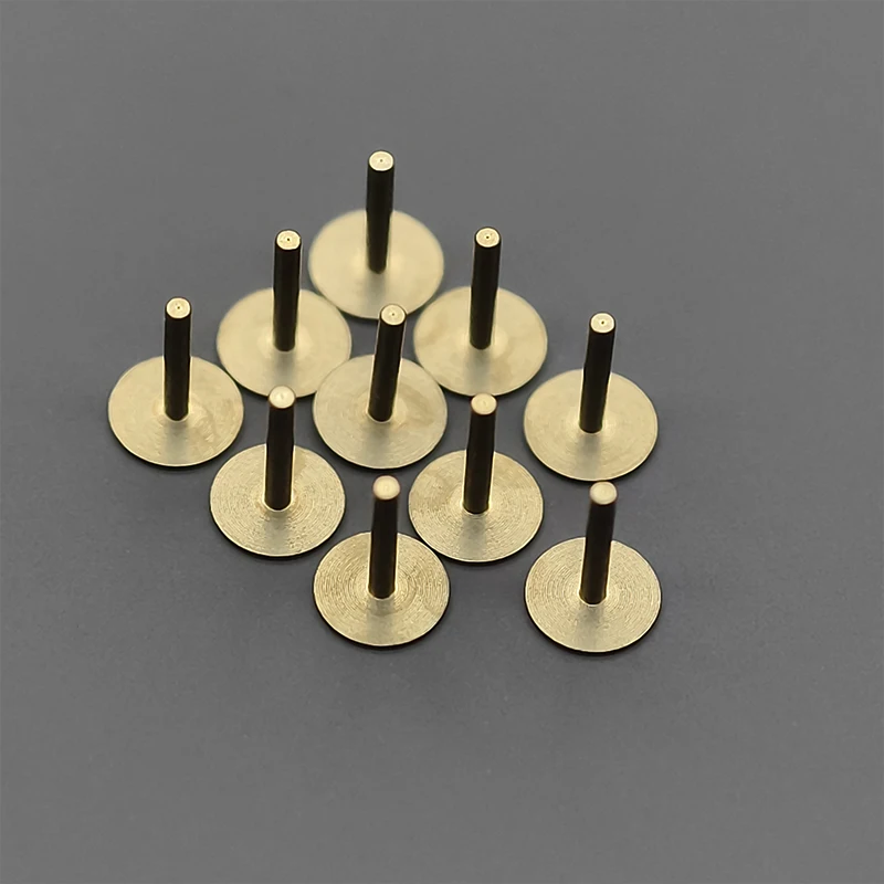 

2/5/10PCS Watch Dial Pin 0.6mm Diameter Copper Material Fixed Dial With Locating Foot Repair Dial Accessories Watch Repair Part