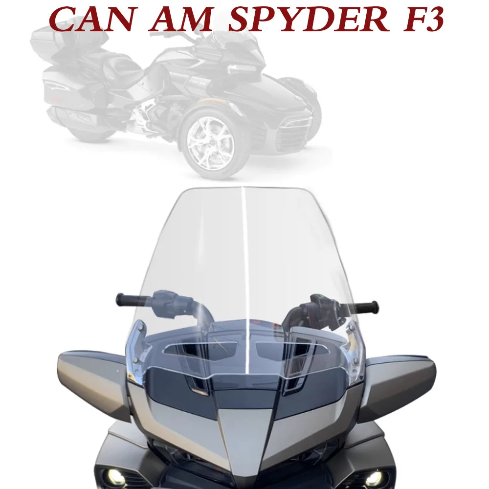 New For CAN AM Spyder F3 Motorcycle Windshield Windscreen Wind Deflector Fit Spyder F3