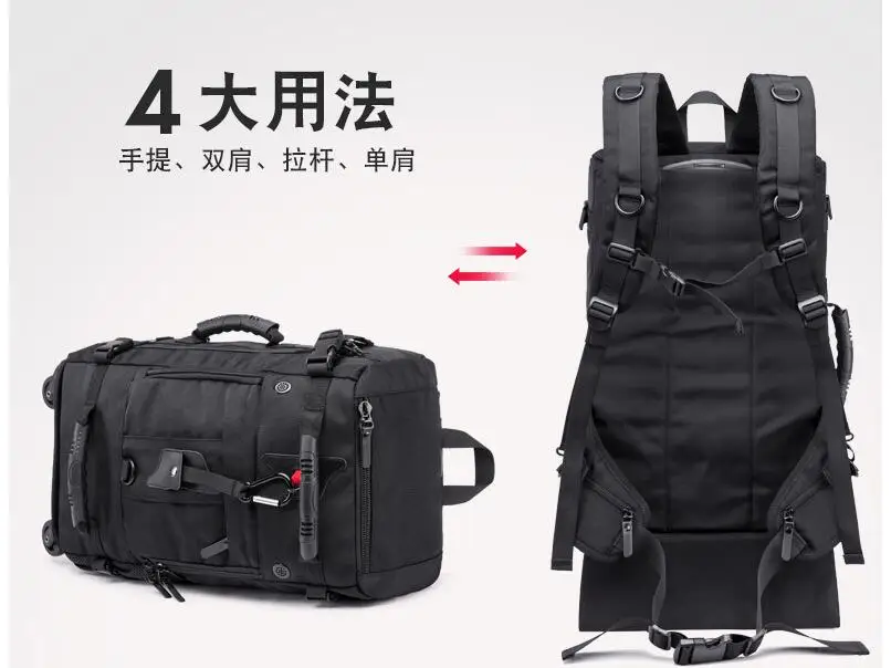 Men Business Travel Trolley Bag  Men Wheeled Rolling Backpack Bag 20 Inch Trolley Backpack luggage bags  cabin size Carry-on Bag