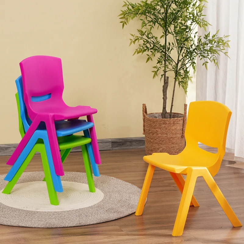 

Children's enlarged and thickened, kindergarten backrest, baby dining chairs, plastic, household small, non slip