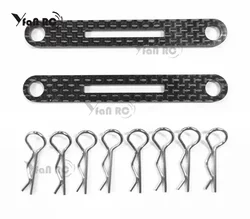 Carbon Fiber Front Rear Body Mount Post for Tamiya TT02 XV01 XV02 1/10 RC Car Upgrade Parts Accessories