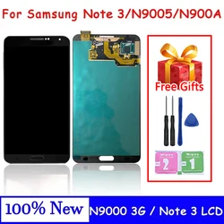 5.7“Super AMOLED For Samsung Note 3 N900 N9005 N900A N900V LCD Display Touch Screen Digitizer Assembly Note3 Display With Frame