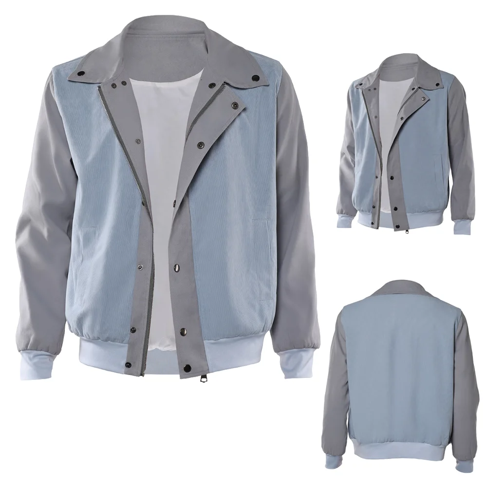 

Костюм для косплея Mike Wheeler TV ST, стильная двухцветная куртка, пальто, изержанная повседневная повседневная одежда, классическая прочная маскировка на Хэллоуин