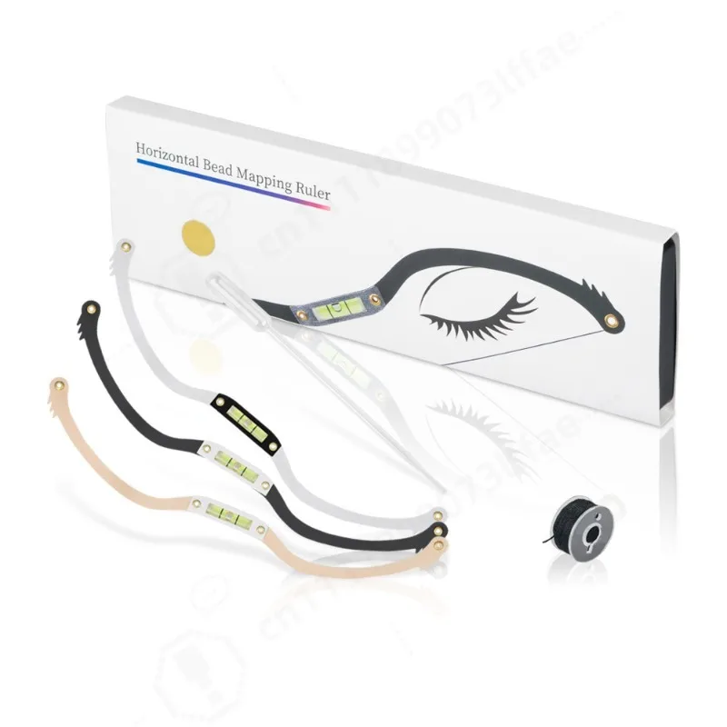 Eyebrow Arch Positioning Ruler, Tattoo Measuring Balance Tool, Eyebrow Shape Design, Makeup Practice Accessory for Beauty Salon
