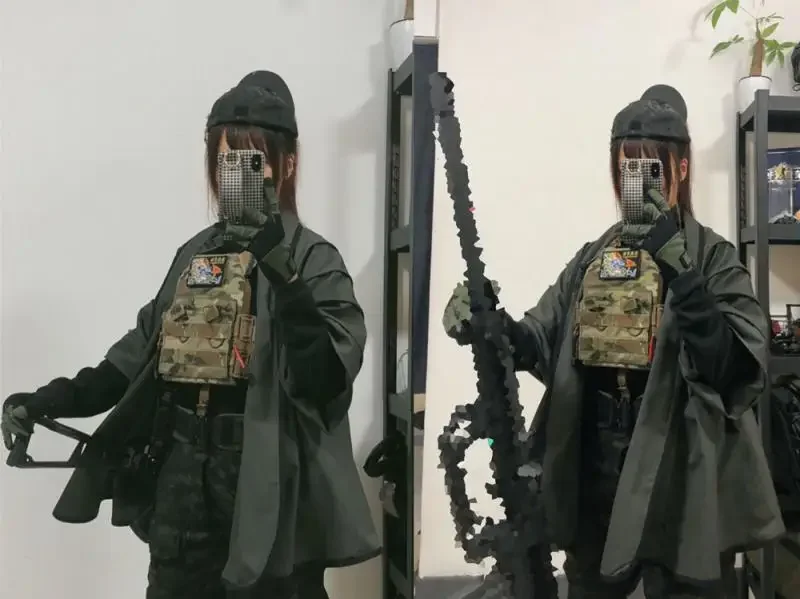 Chaqueta táctica Airsoft ripstop caza entreno bordado combate humo - imagen 5