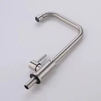 Stainless Steel Kitchen Faucet Single Lever Hole Tap Cold Sink Faucet Single Handle Deck Mounted Water Tap(hose not include)