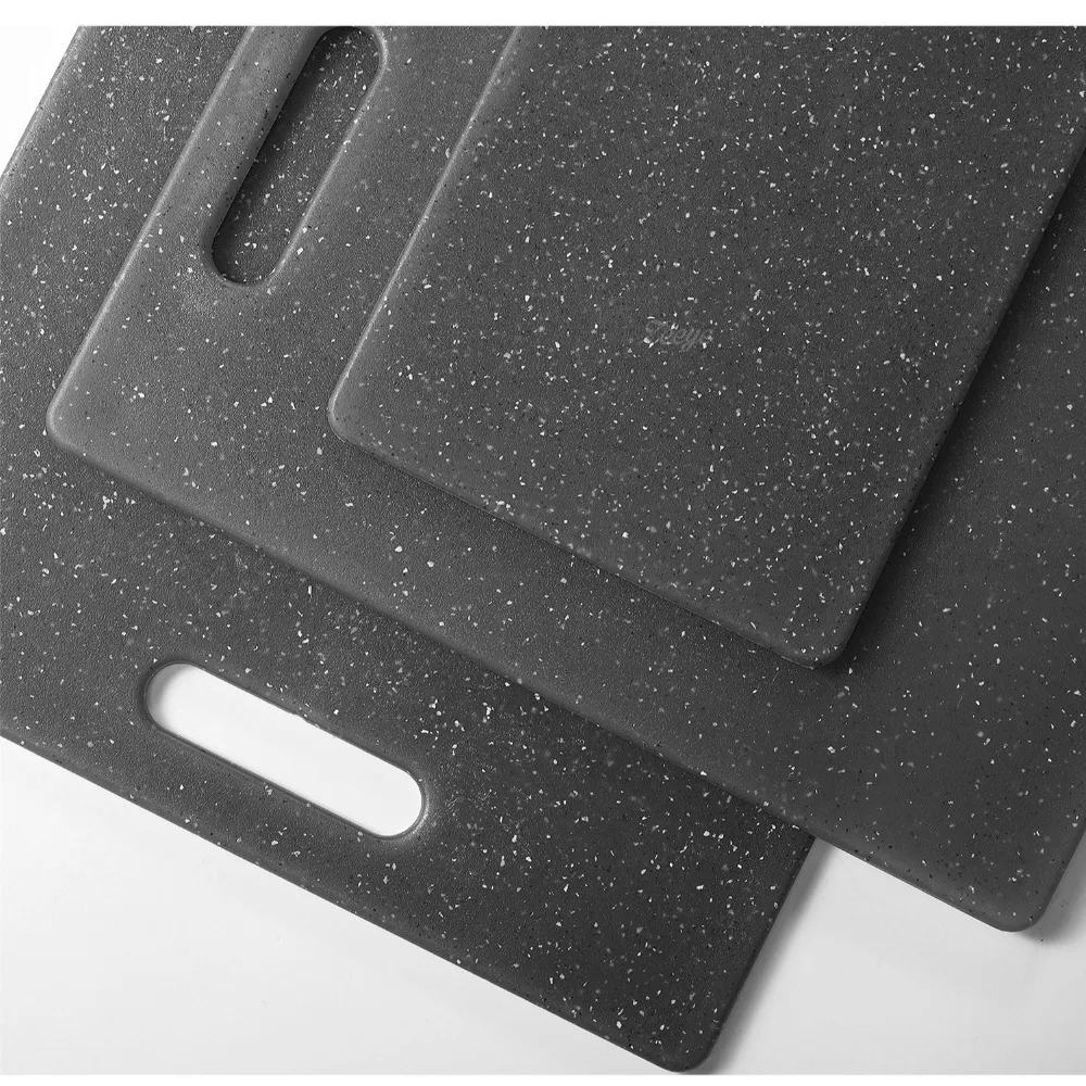 Marble Texture PP Cutting Board Anti-mildew Double-sided Vegetable Cutting Board Food Grade Antibacterial Meat Chopping Board