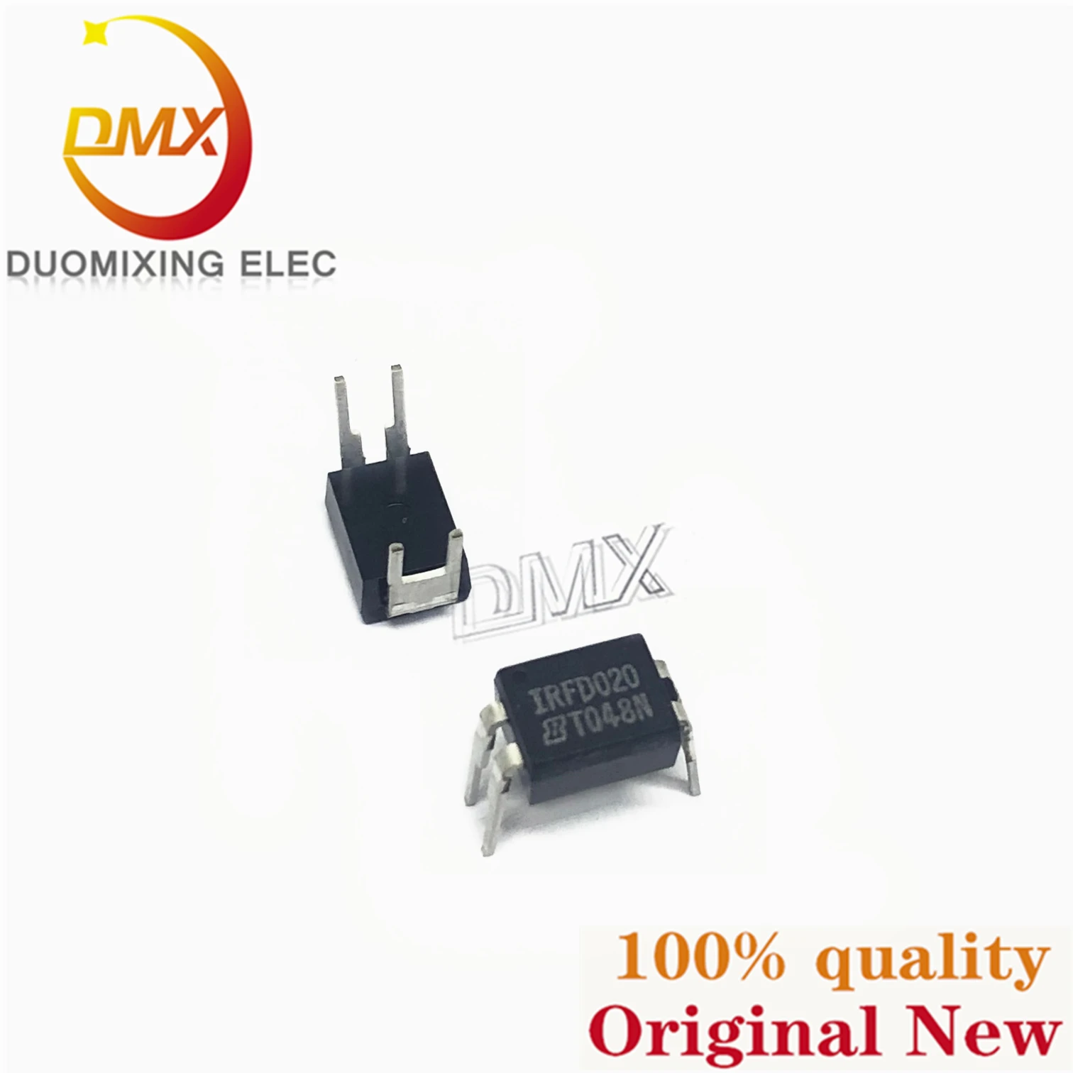 5-20Pcs IRFD020 IRFDO20 IRFD020PBF DIP4 FD020 2.4A/50V Mos Veld Effect Transistor