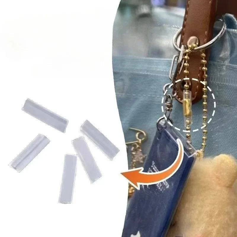 10 stuks kralenketting anti-verloren hoes hanger ketting beschermhoes voorkomen dat tasornament valt van sleutelhangerhoes