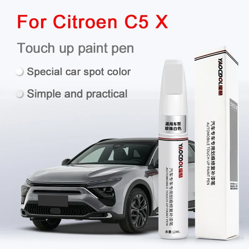 For Citroen C5 X Car Paint Surface Repair Paint Pen Citroen C5 X Increase Glossiness Varnish Scratch Removal Repair Tool