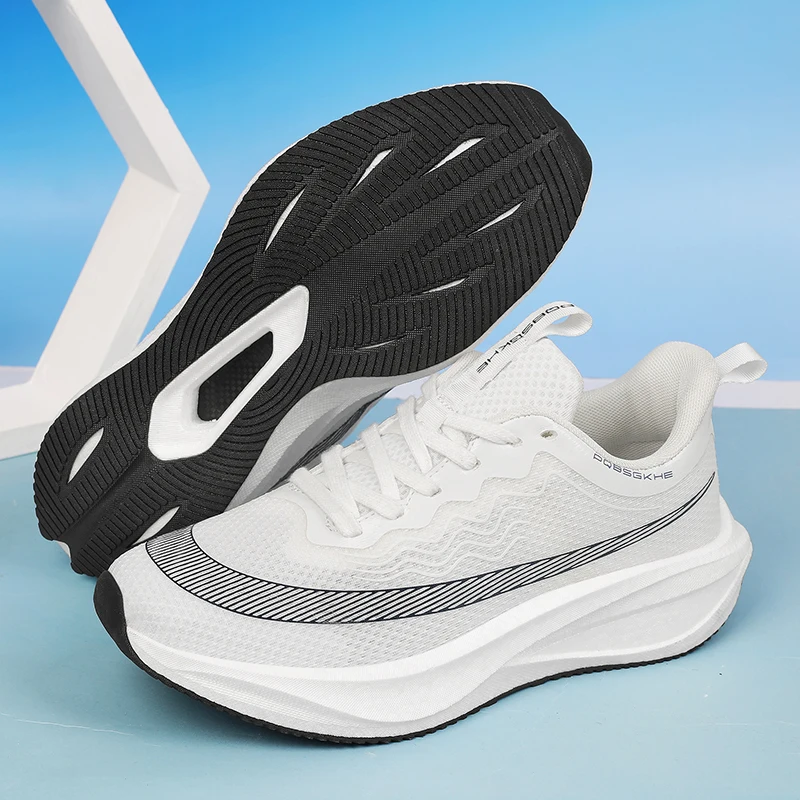 

Unisex Running Shoes Mesh Breathable Fashion Casual Sneakers Lightweight Cushioning Sports Trendy Tennis Shoes for Men Women