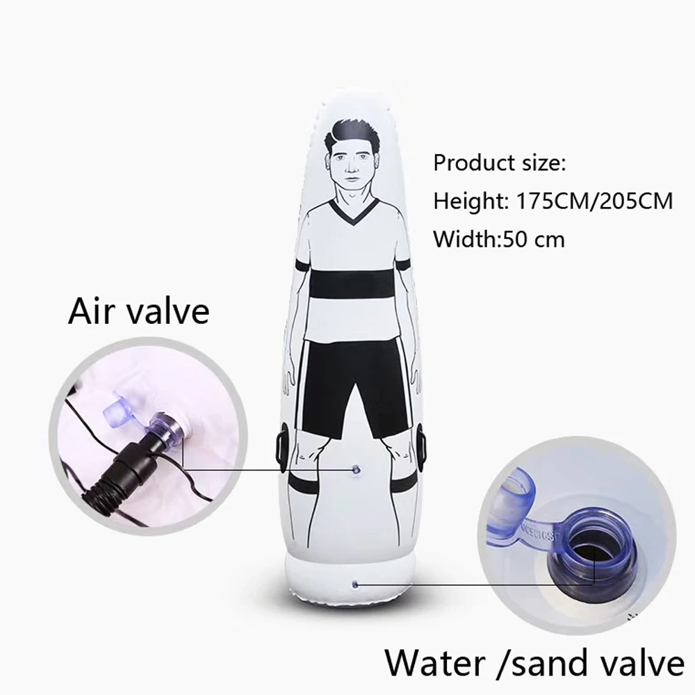 portable Inflatable soccer training dummy, inflatable soccer dummy