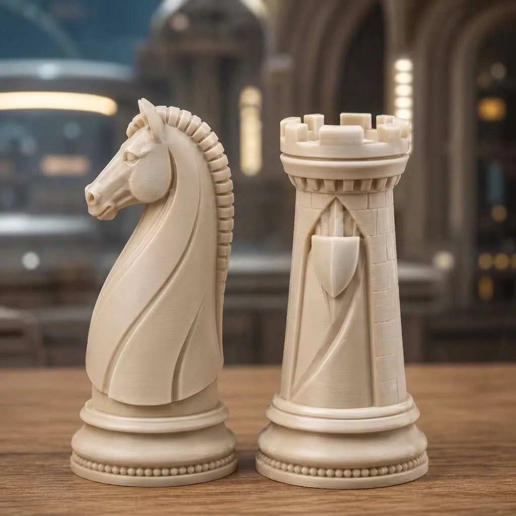 16 Pcs Medieval Retro Chess Pieces Royal Court Style, Collectible Desktop Decor