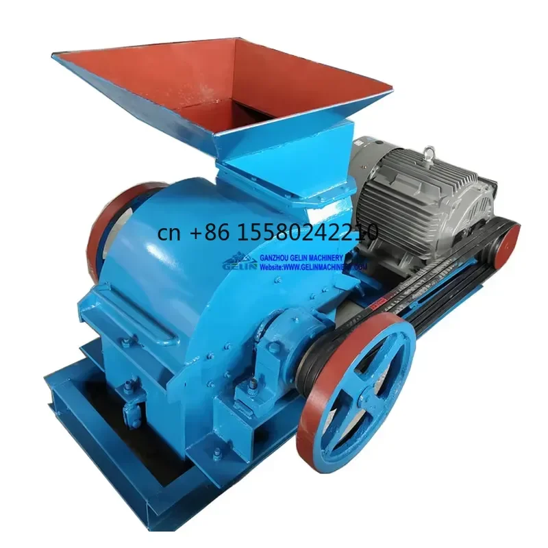 2026 hot for Portable Stone Breaking Machine Hammer Metal Shredder Small Jaw Crusher Hammer Mill for Gold Mining