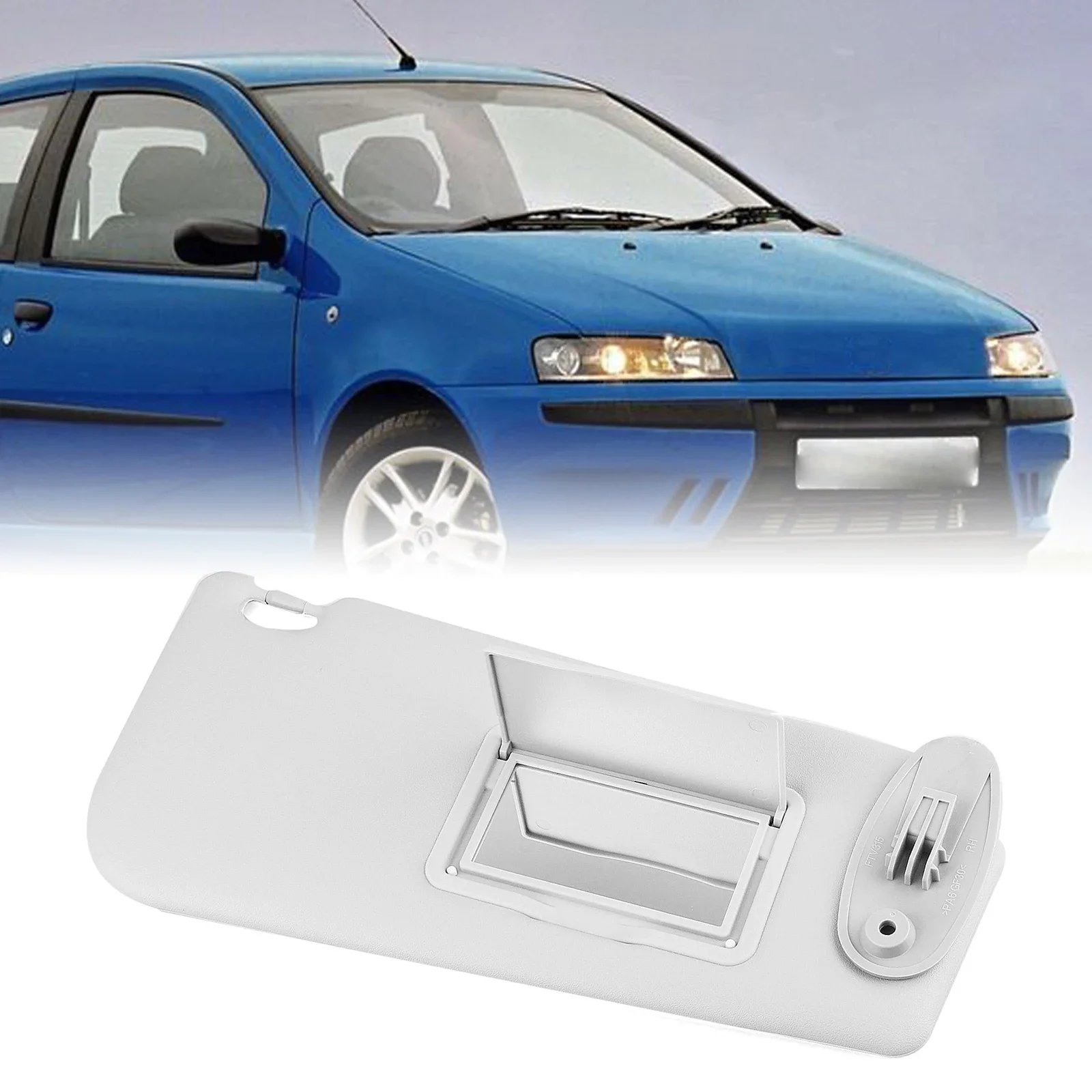 For Fiat Punto 1N/1P 1999.7-2005.12 Gray Sun Visor Front Window Sunvisor Sunshade Sunshield Shield Blind Shade Cover Left /Right