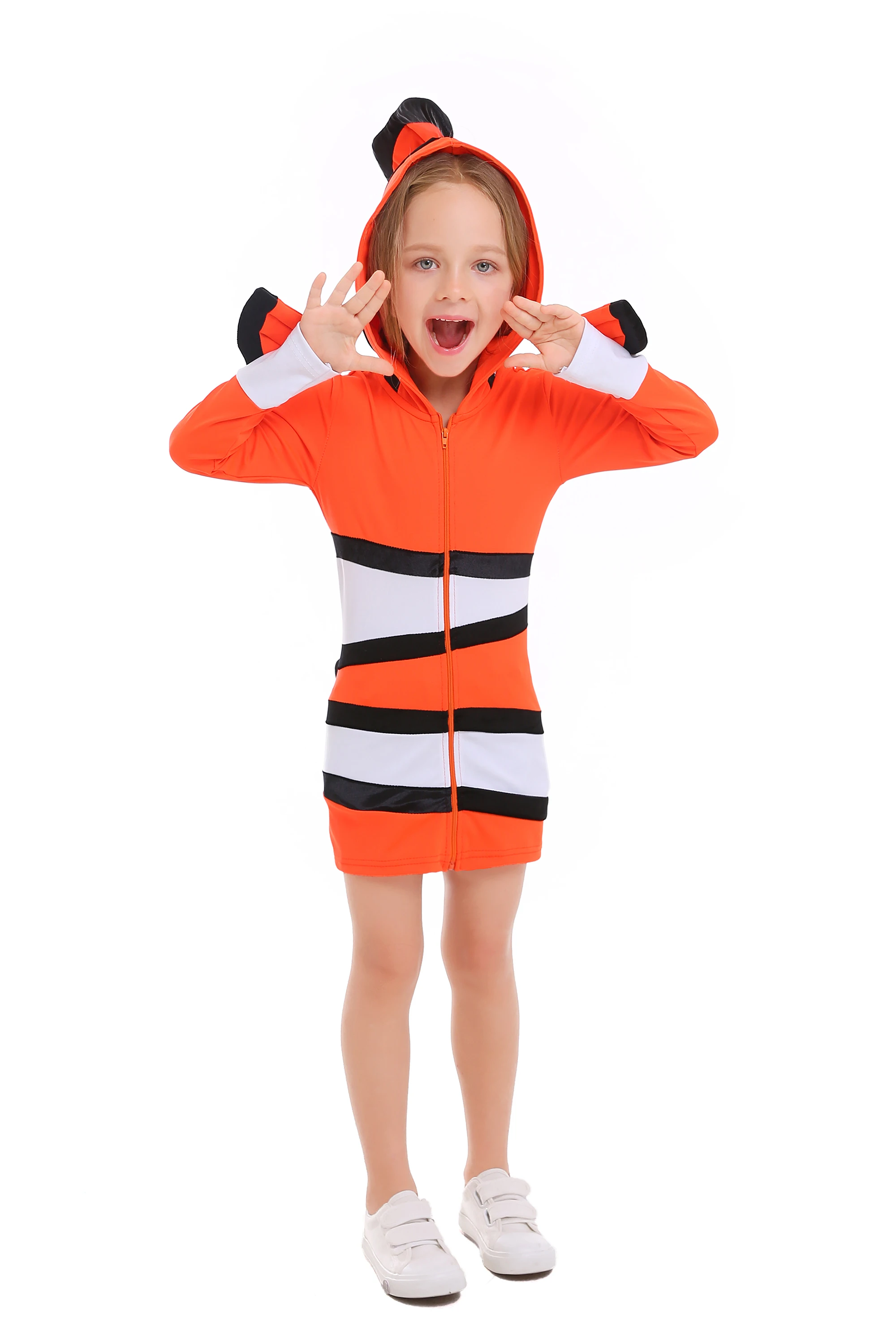 أزياء الهالوين المهرج الوالدين والطفل، ملابس أداء على شكل المحيط، ملابس حورية البحر لملابس المسرح العرقي للسيدات