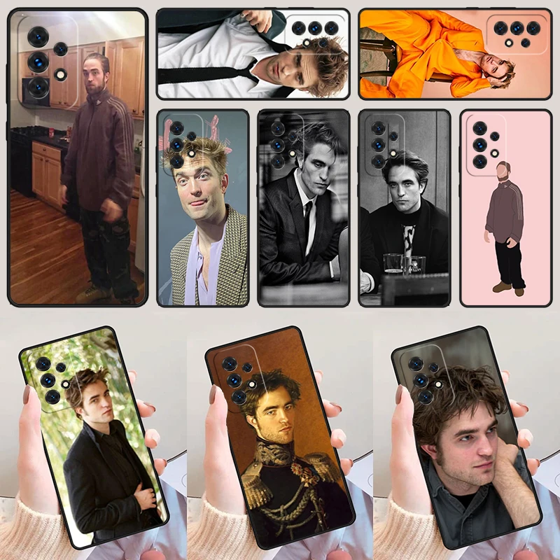 Robert Pattinson Standing Bumper For Samsung A52 A72 A73 A20e A21S A50 A70 A11 A12 A42 A31 A40 A51 A71 A32 A80 A91 Phone Case