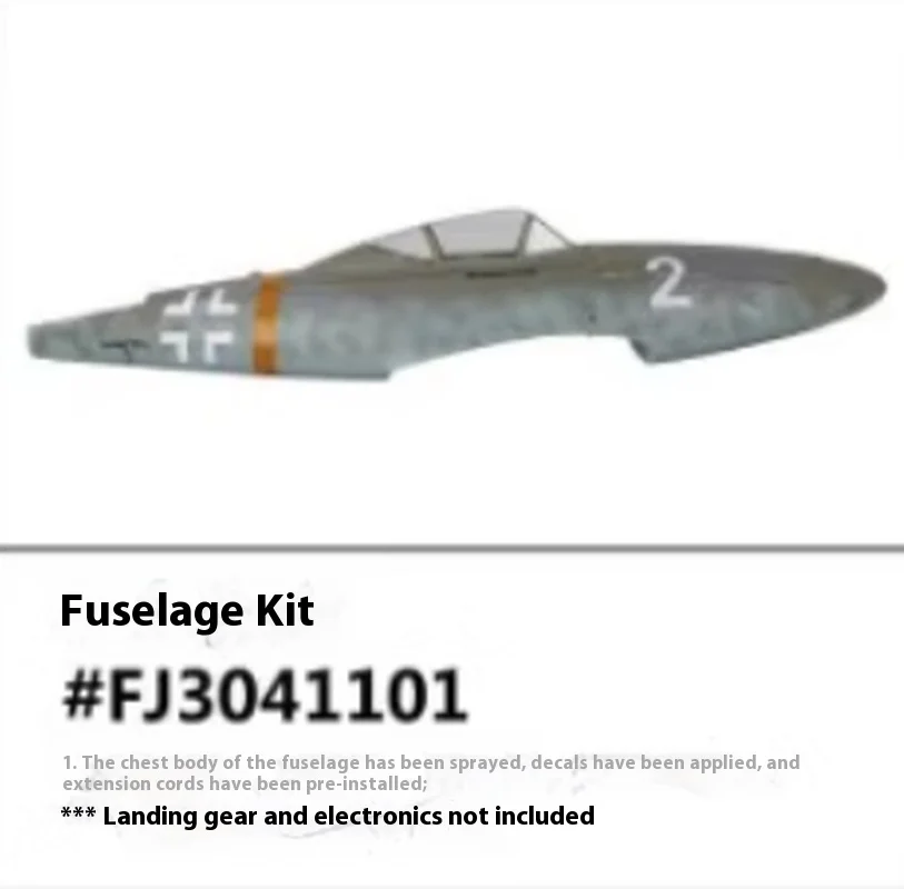 FreFuk70 mm-Accessoires d'avion Meprosast, fuselage, ailes principales, queue plate, queue verticale, train d'atterrissage, fil de cockpit