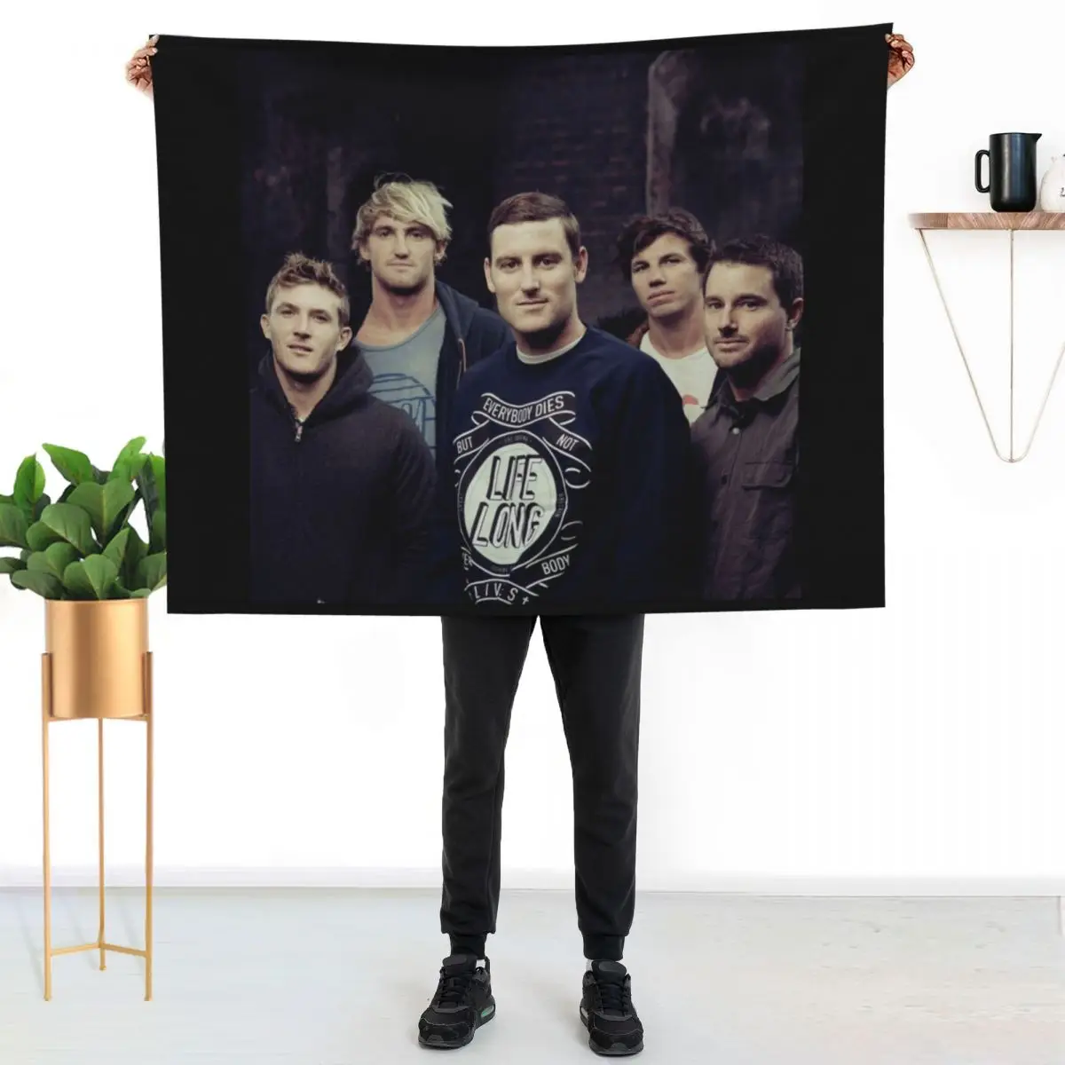 

Parkway drive Throw Blanket Warm Plush Fuzzy Blanket for Living Room