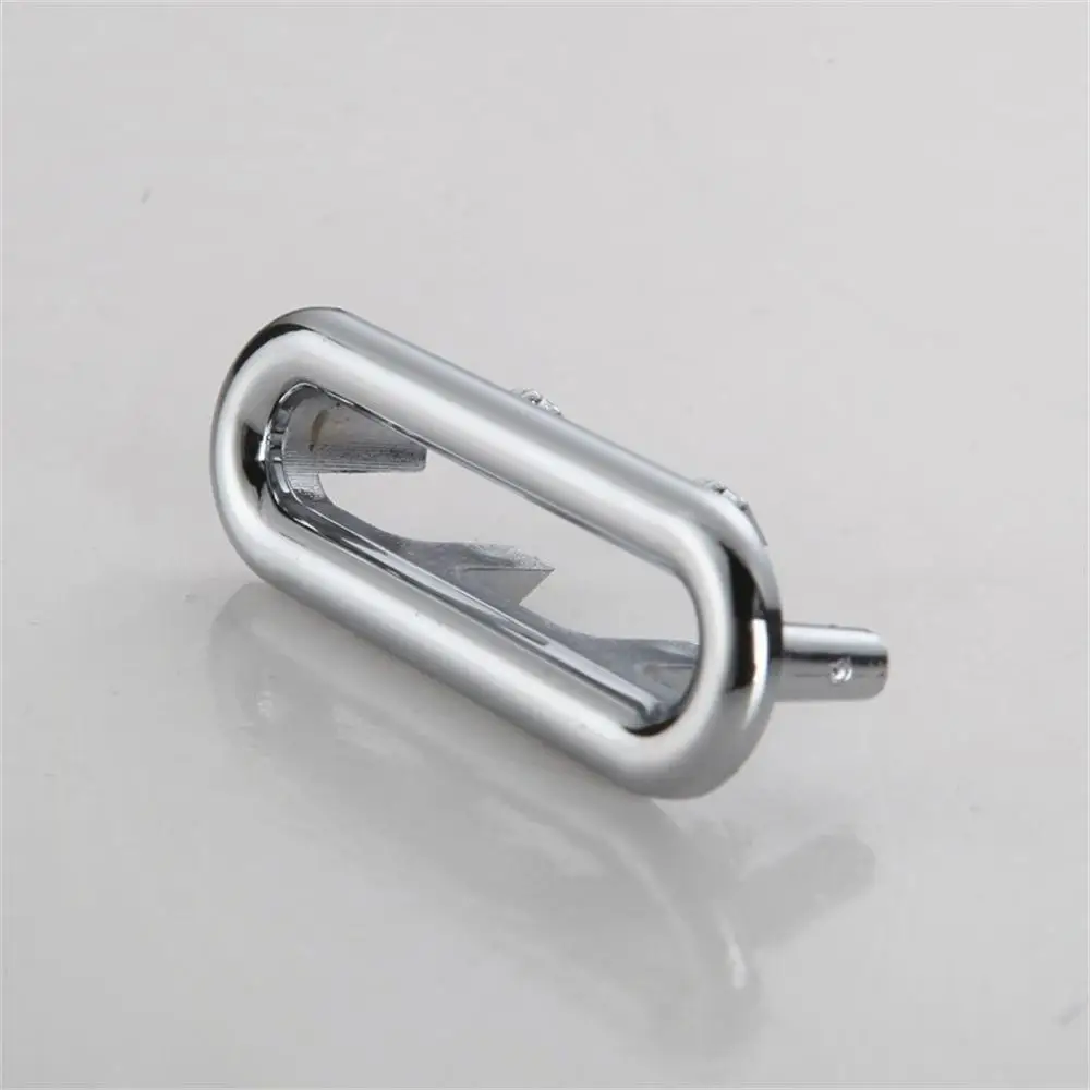 Plastic Bathroom Kitchen Basin Sink Overflow Cover Ring Insert Replacement Chrome Hole Round Drain Basin Accessory