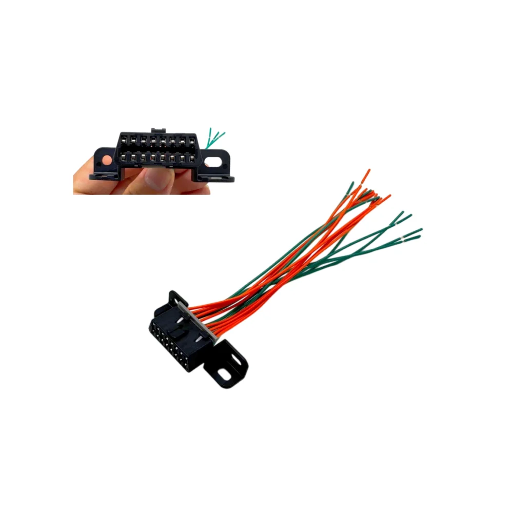 16-pin The OBD vehicle diagnostic connector is suitable for various trucks