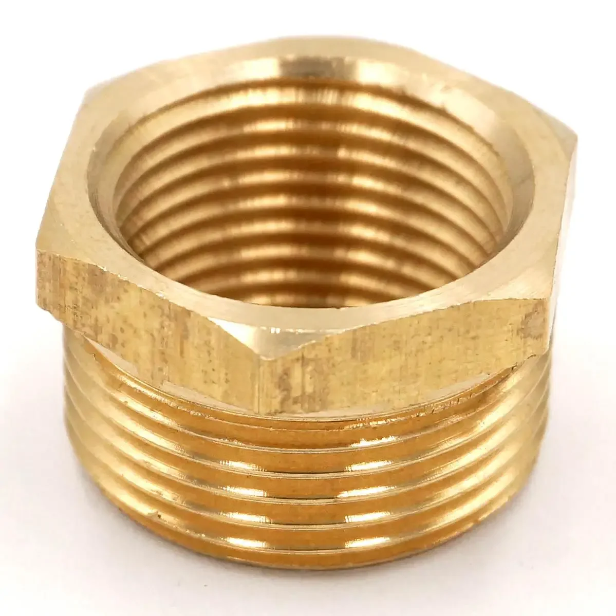 Brass Reducer M24x1.5mm Male x M20x1.5mm Female Reducing Bush adapter Fitting Gas Air Water Fuel