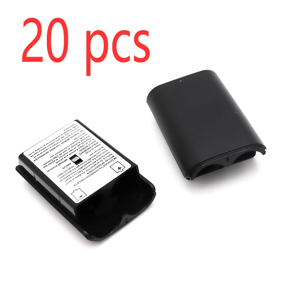 20 قطعة ل Xbox 360 أذرع التحكم في ألعاب الفيديو بطارية حزمة غطاء قذيفة درع حقيبة أدوات مقصورة البطارية قذيفة