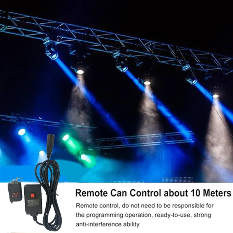 REPLA-Wired Remote Controller For Fog Machines For 400W 900W 1500W Foggers Ideal For Stage Effects And Mist Generation