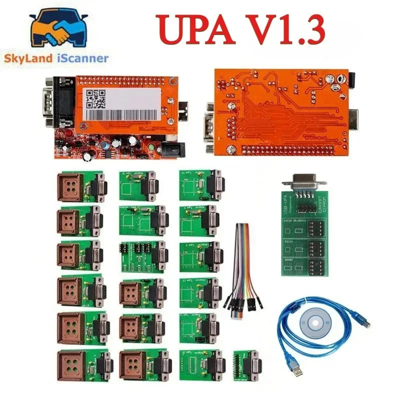 

Новейший программатор UPA USB V1.3, полный комплект адаптеров UPA, инструменты для чип-тюнинга UPA, программатор ЭБУ, последовательный программатор, программатор UPA USB