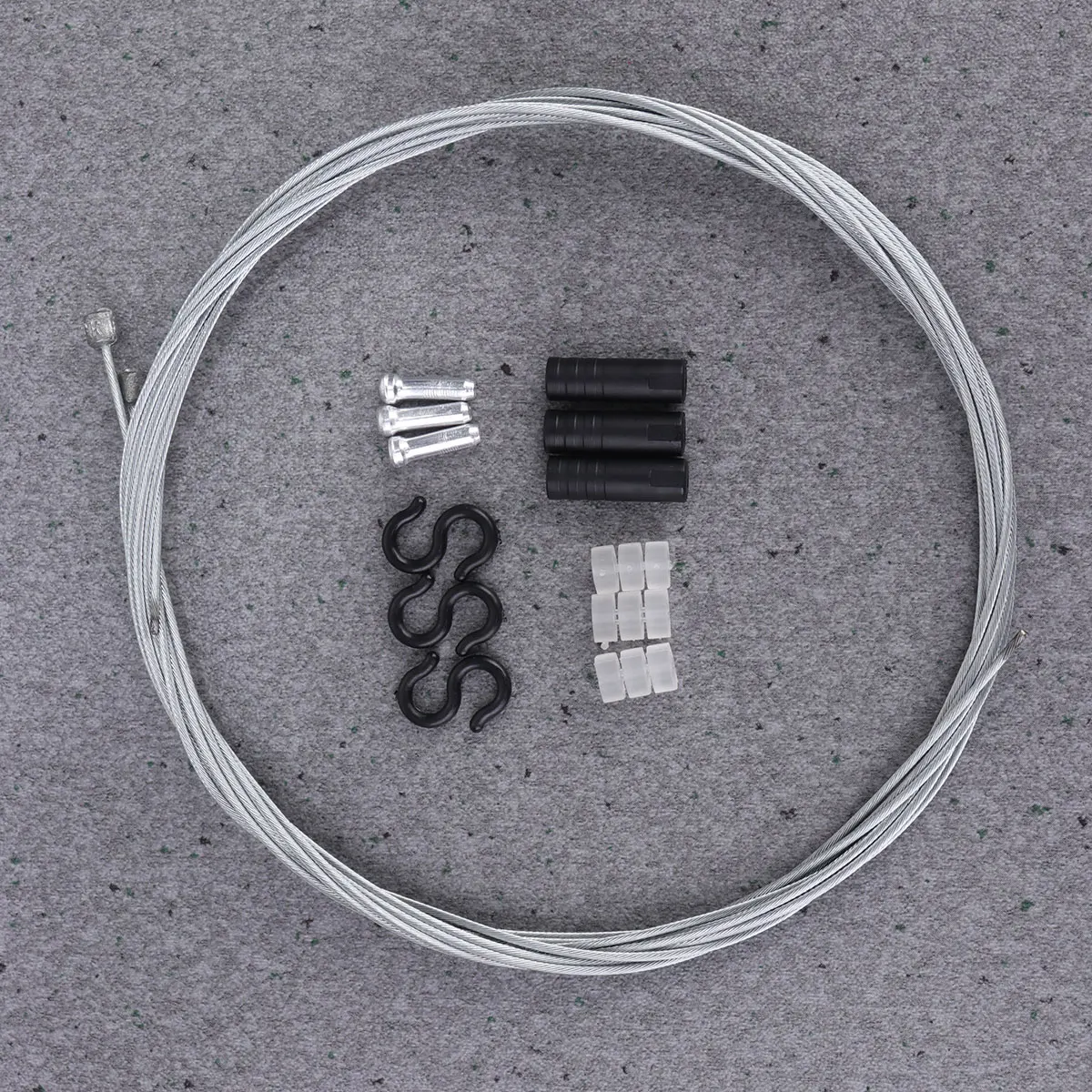 

1 Set Road Bike Brake Derailleur Cable Kit High-Strength Steel Shifting Wire Durable Corrosion Resistant Wear