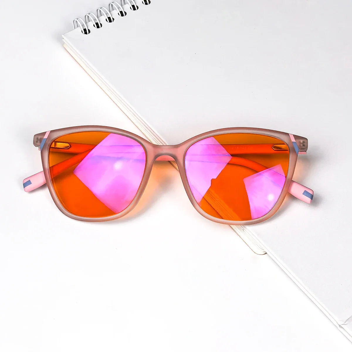 SHINU Brand Better Sleep Glasses Blue Light Blocking Men Red Lenses, Orange Yellow Lenses for long time work or computers using
