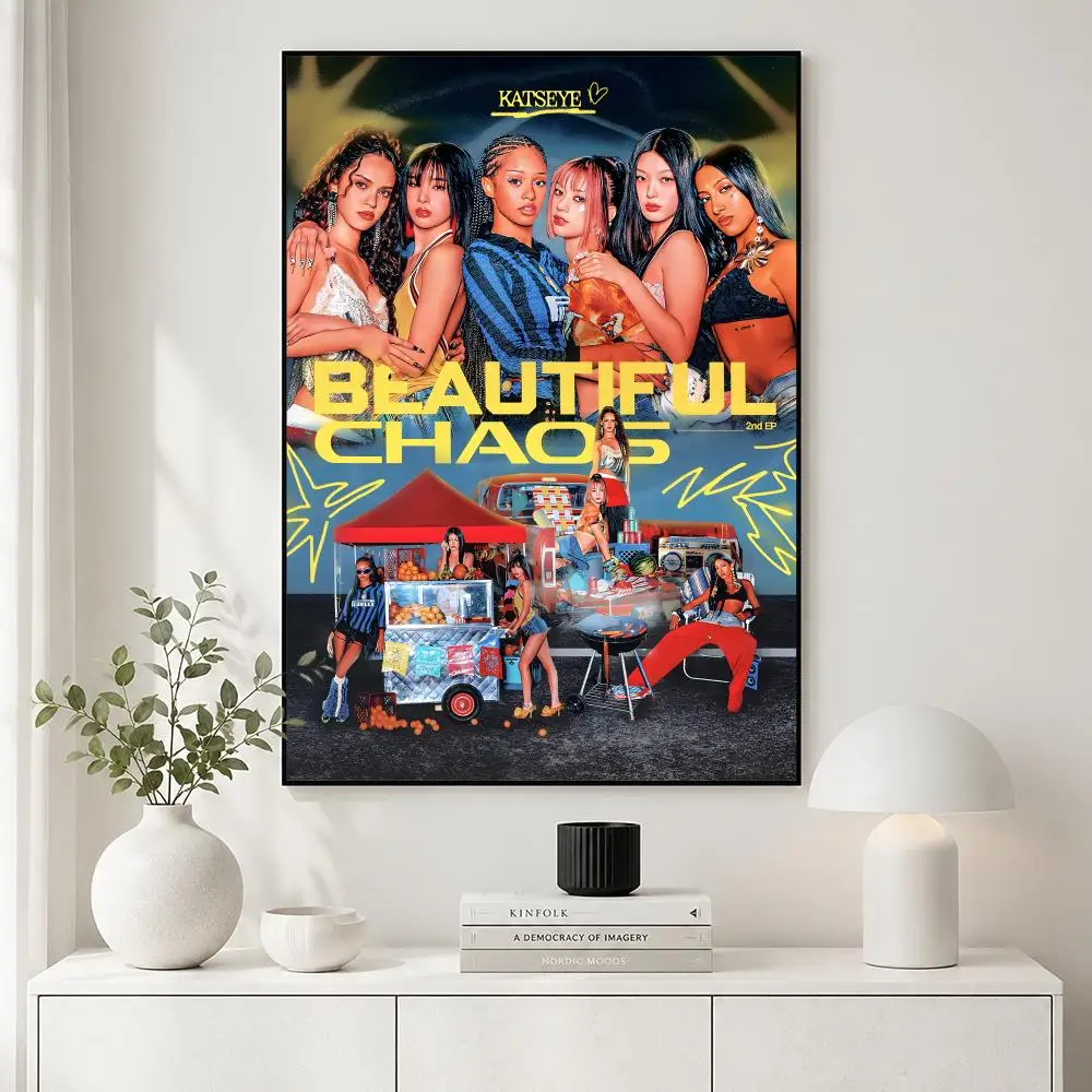 Idol KATSEYE Poster Hochwertige Wandkunst-Poster, geeignet für Heimbüros, Schlafzimmer und Wohnzimmer. – Detail 15