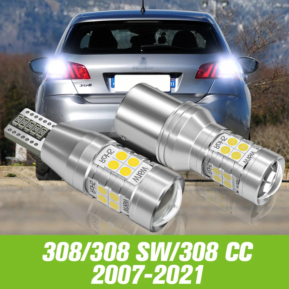 

2pcs For Peugeot 308 SW I II CC 2007-2021 LED Reverse Light Backup Lamp 2007 2008 2010 2011 2012 2013 2014 2015 2016 Accessories