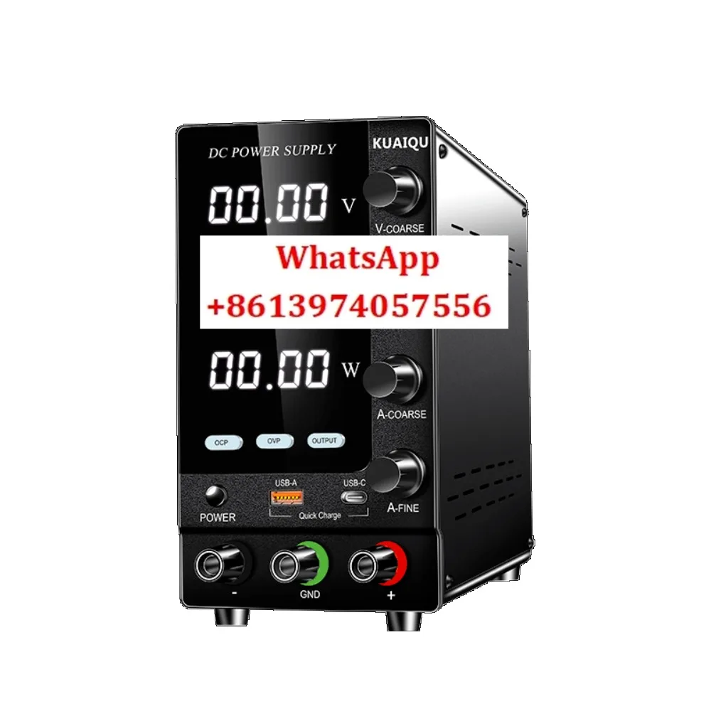 

30V10A over-limit adjustable DC regulated power supply OCP protection OVP protection with USB fast charging power meter