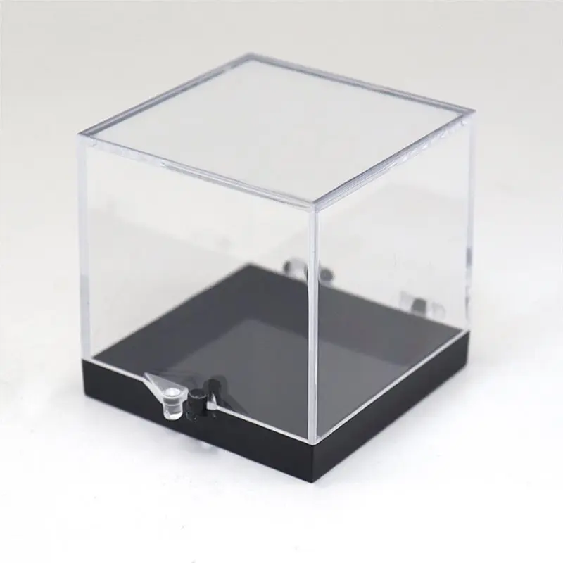 PHFU-Clear Lidded Boxes For Minerals-20PCS Display Cases-For Gemstones, Coins, Diamonds, Rocks-Diplay Storage For Desktop Home D