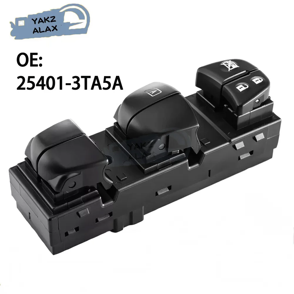 

25401-3TA5A for Nissan Sentra Leaf Juke Qashqai Pathfinder Front Left Driver Side Electric Master Power Window Control Switch