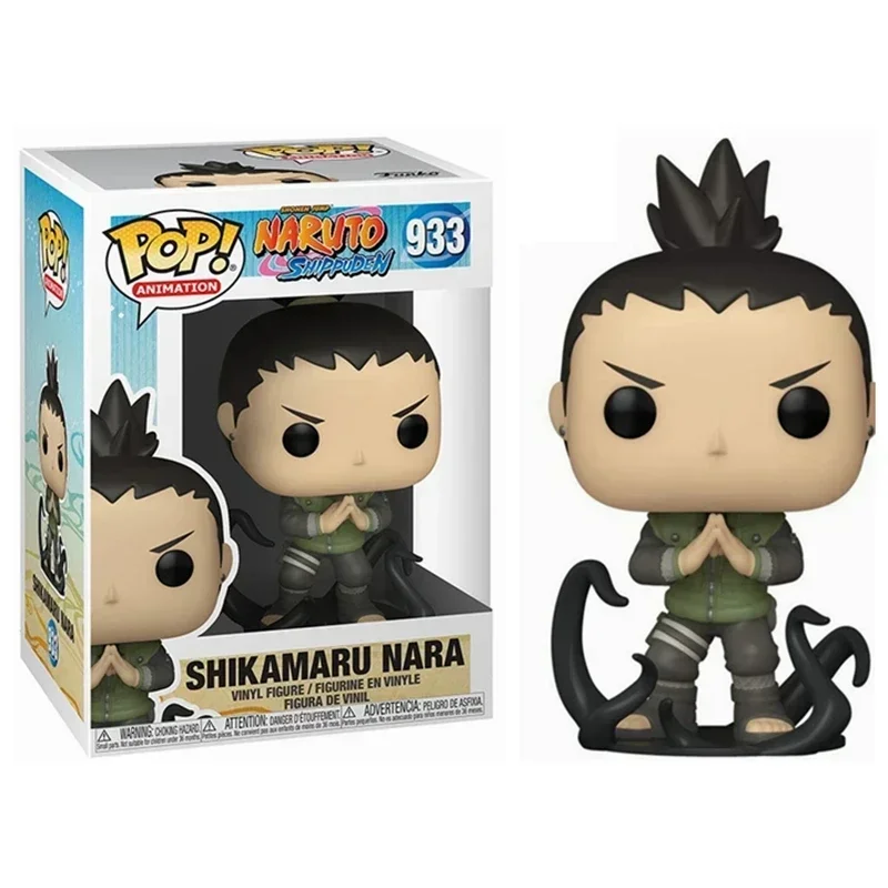 FUNKO POP Llegada más nueva Naruto juguetes Shikamaru Nara # 933 Colección de figuras de acción Modelo de juguete para regalo de niños