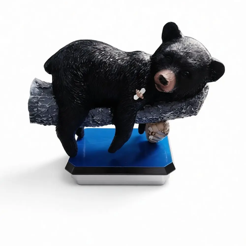 Lifelike Climbing Bear Tree Decor Resin Sculpture Outdoor Garden Yard Statue Art Ornament Weatherproof Backyard Decoration